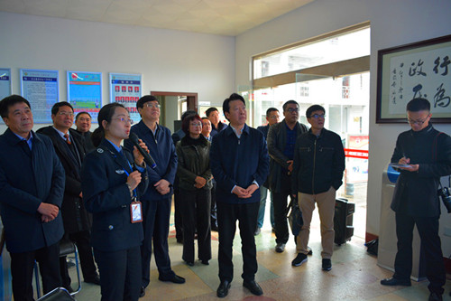 省司法厅张武林副厅长调研座谈盐都区司法行政工作